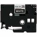 Brother TZE315 Label Tape Cartridge 1/4" Width White| Black