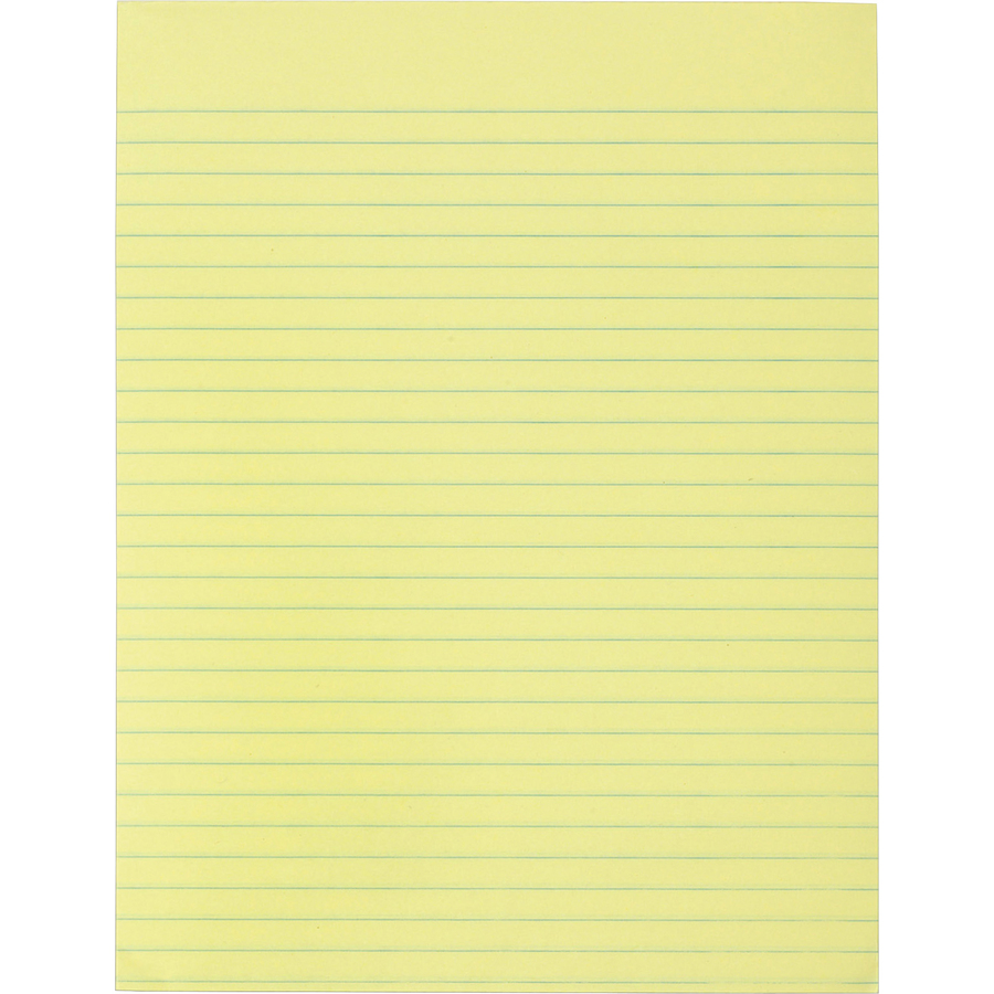 Picture of Business Source Glued Top Ruled Memo Pads - Letter