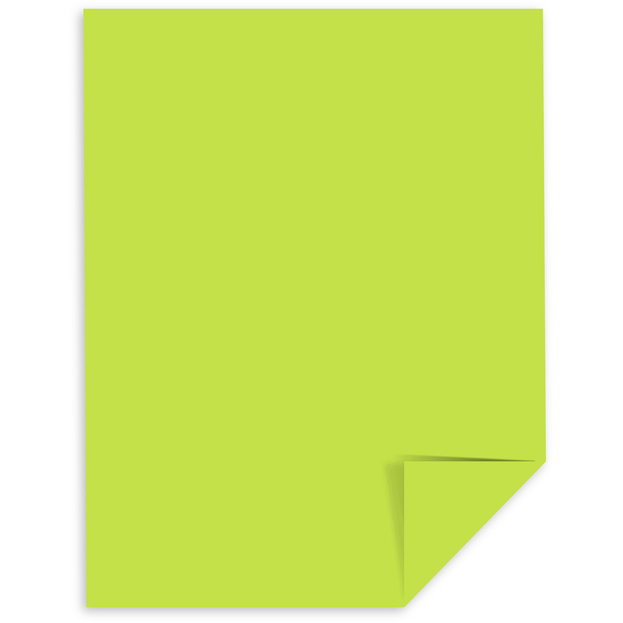 Astrobrights 65 lb. Card Stock Paper, 8.5 x 11, Vulcan Green