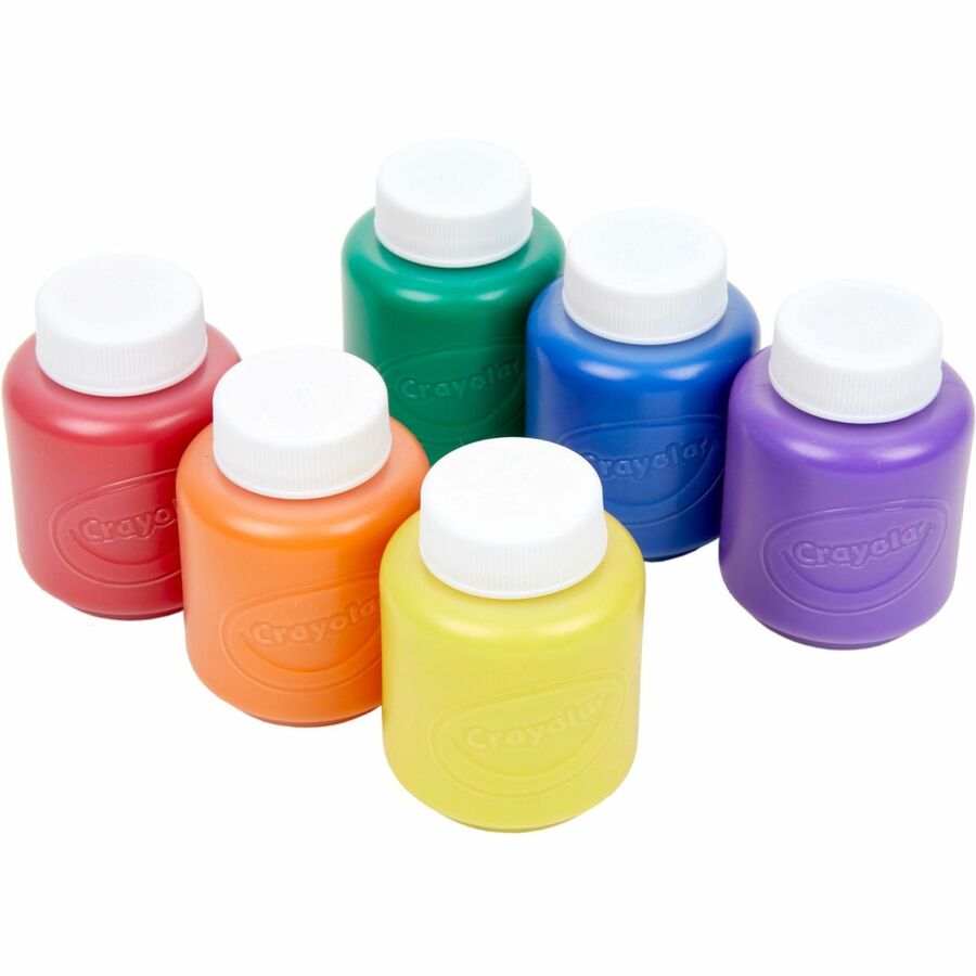 Crayola Washable Kids' Paint Set - 2 fl oz - 6 / Set - CYO541204