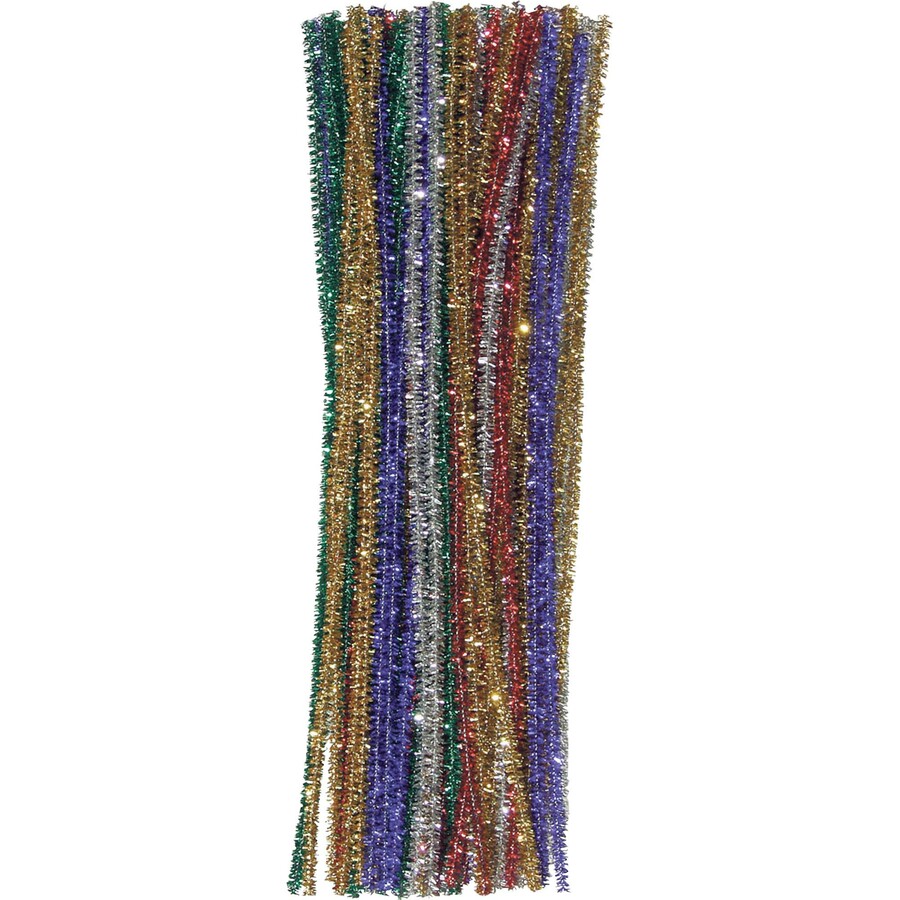 Creativity Street Chenille Stems/Pipe Cleaners 12 Inch x 6mm 100-Piece,  White