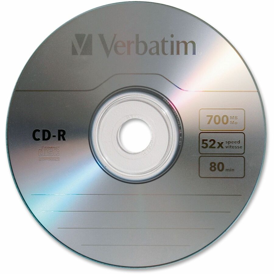 Verbatim CD-DVD Paper Sleeves with Clear Window - 50pk Box