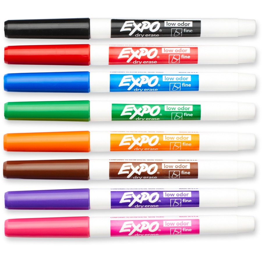 Expo Dual Ended Dry Erase Marker Set 8 Colors
