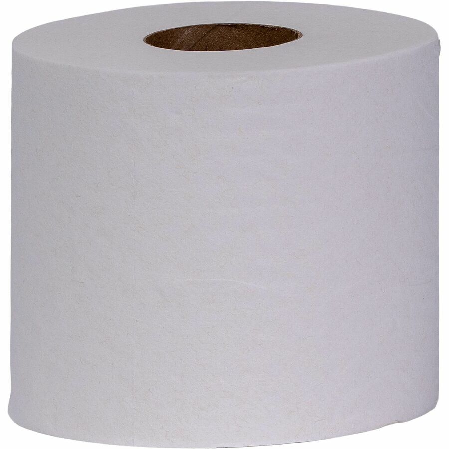 Picture of Toilet Tissue, 1 ply, 1200 sheets per roll, 1.5" core, White, 80 Rolls/Box, 1 RL/BX