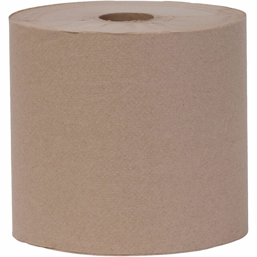 Picture of Hard Roll Paper Towels, 1-ply, Natural, 6/Carton, 6 RL/CT