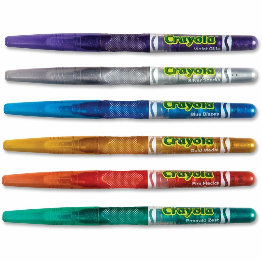 Crayola Marker - 4 mm Marker Point Size - Chisel, Conical Marker