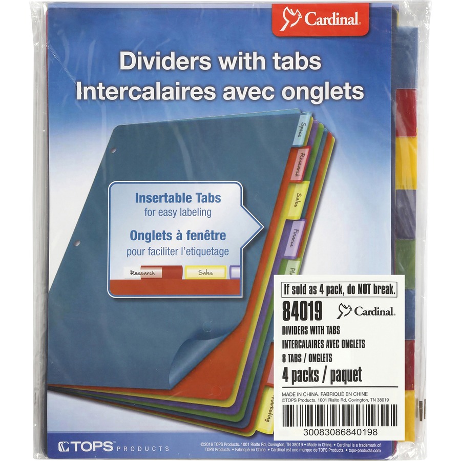 Picture of Cardinal Extra-tough Poly Dividers
