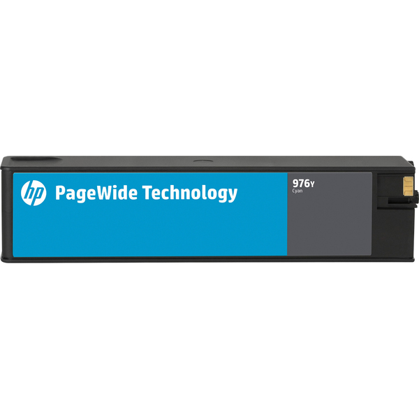 PageWide Cartridge, HP 976Y, 13,000 Page Yield, Cyan