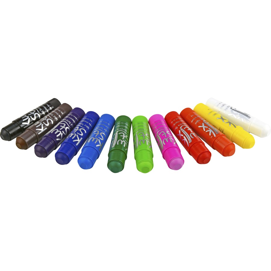 Picture of The Pencil Grip Kwik Stix 12-color Solid Tempera Paint