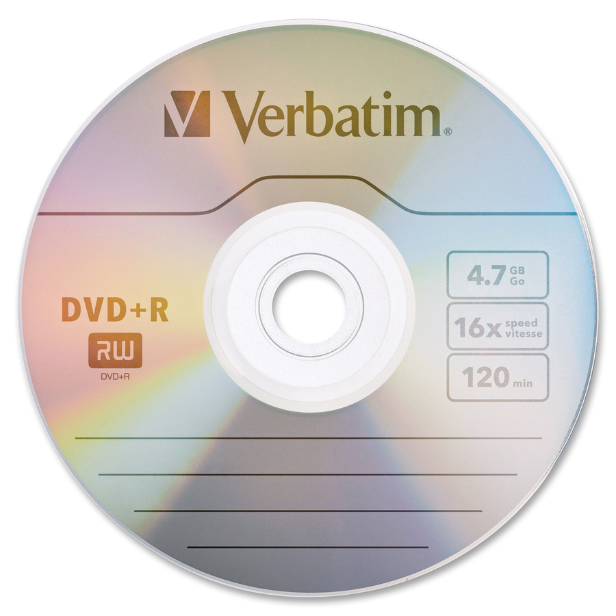 Verbatim AZO DVD-R 4.7GB 16X with Branded Surface - 25pk Spindle - 2 Hour Maximum Recording Time
