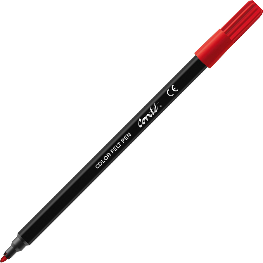 Wide-tip felt-tip pen