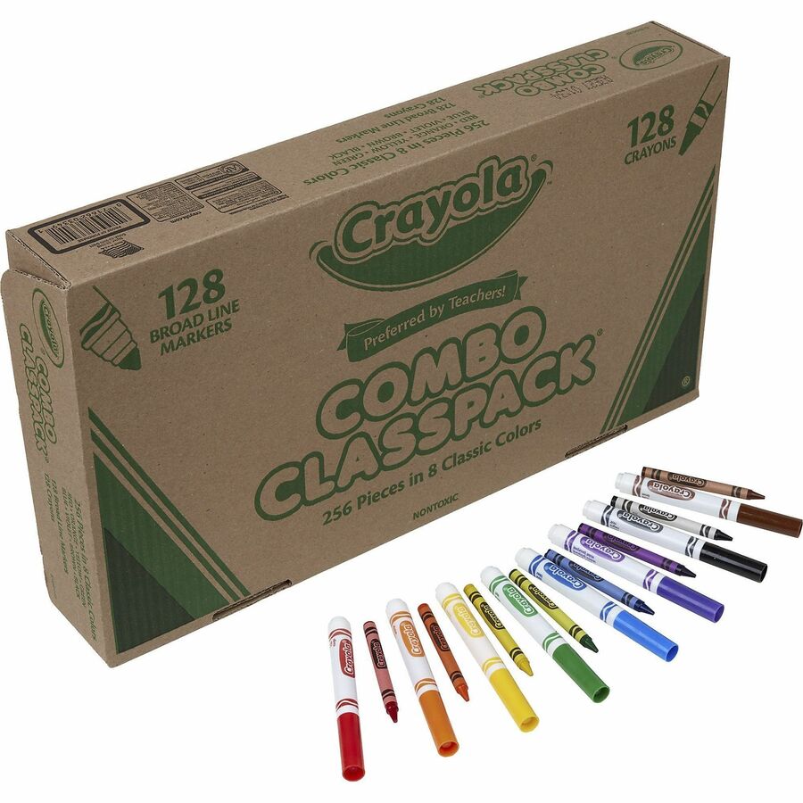 Promotional 8-Piece Crayon Set Printed with Your Logo In One Color