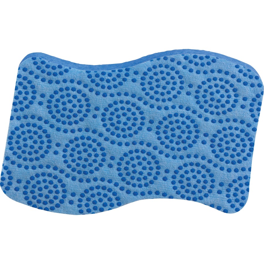 Scotch-Brite Scrub Sponges, Zero Scratch, Blue, 24 Count 