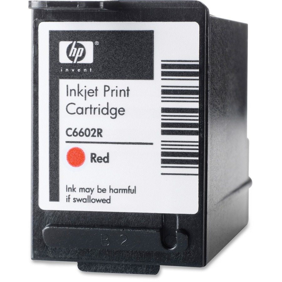 HP C6602R Ink Cartridge - Inkjet - High Yield - Red - 1 Each