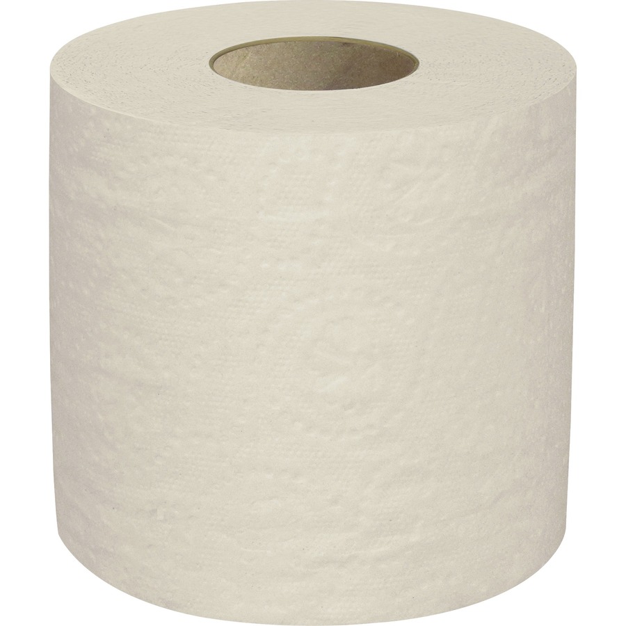Cascades PRO Perform Standard Toilet Paper, Latte, 2 Ply, 400 Sheets (B400) - 2 Ply - 4.25" x 4" - 400 Sheets/Roll - 4.50" Roll Diameter - Latte - Str