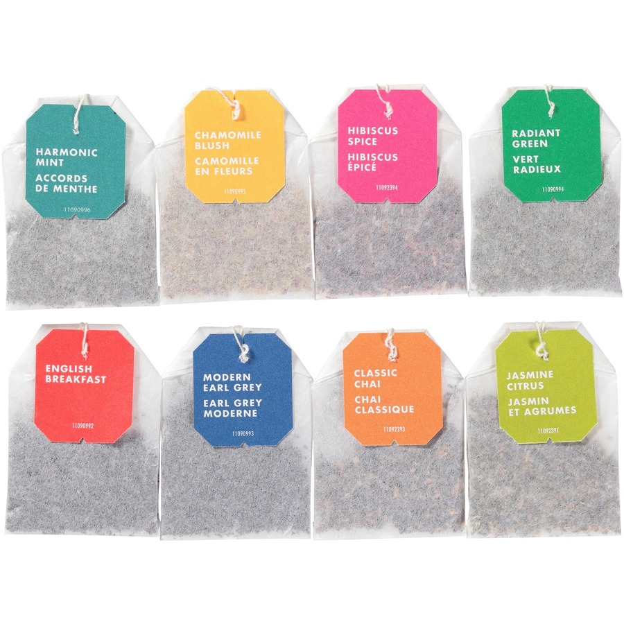 Teavana Assorted Flavor Collection Black Tea, Green Tea, Herbal Tea Bag