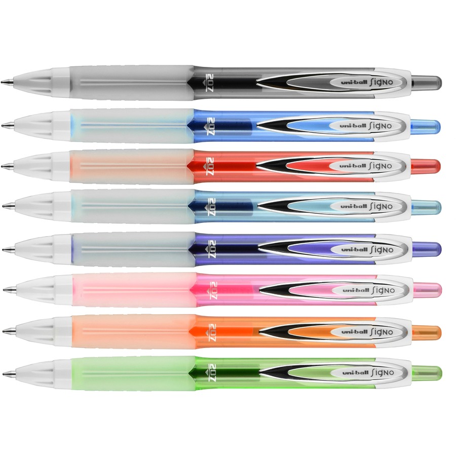 Uniball Signo 207 Gel Pen 8 Pack, 0.7mm Black Pens, Gel Ink Pens, Office  Supplies Sold by Uniball are Pens, Ballpoint Pen, Colored Pens, Gel Pens