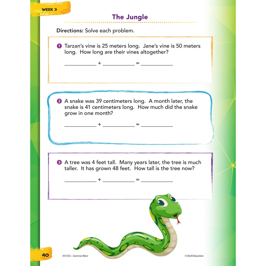 Picture of Shell Education Home Summer Grade Level Book Set Printed Book