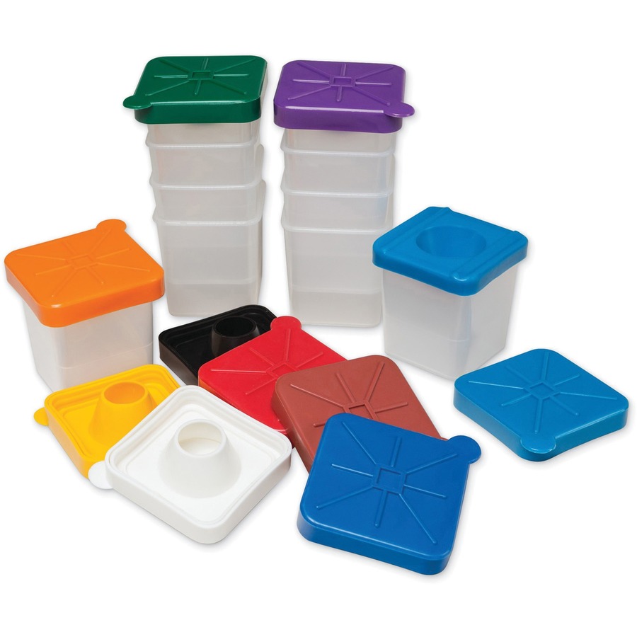 No-Spill Paint Cups, 10-Set