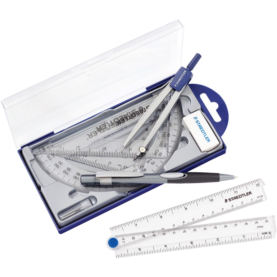 Staedtler Compass And Protractor Set - Office Depot