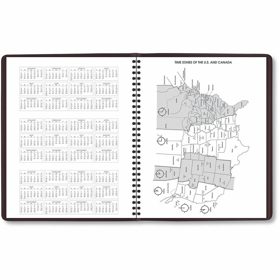 At-A-Glance 2025 Monthly Planner, Winestone, Large, 9" x 11" - Large - Monthly - 15 Month - January 2025 to March 2026 - 1 Month Double Page Layout - 9" x 11" Sheet Size - White Sheet - Wire Bound - Winestone Cover - Bleed Resistant Paper, Writable Surfac