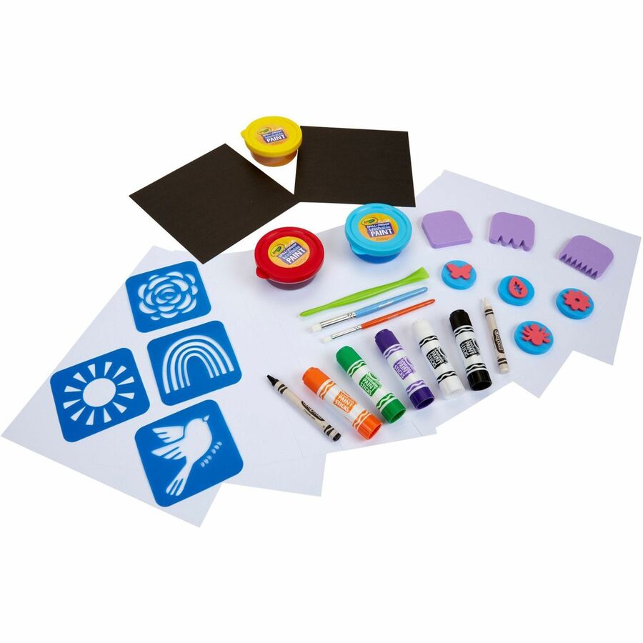 Crayola Less Mess Paint Set - Paint, Art - 1 Kit - Thomas Business Center  Inc