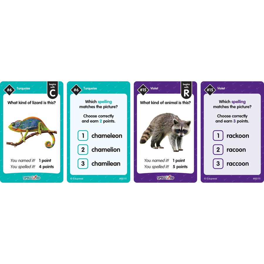 Picture of Teacher Created Resources SpellChecked Card Game
