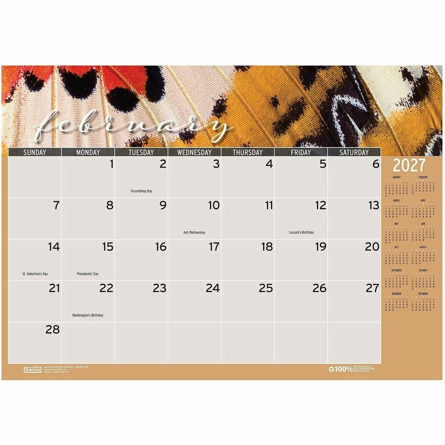 Picture of House of Doolittle Recycled Macro View Desk Pad