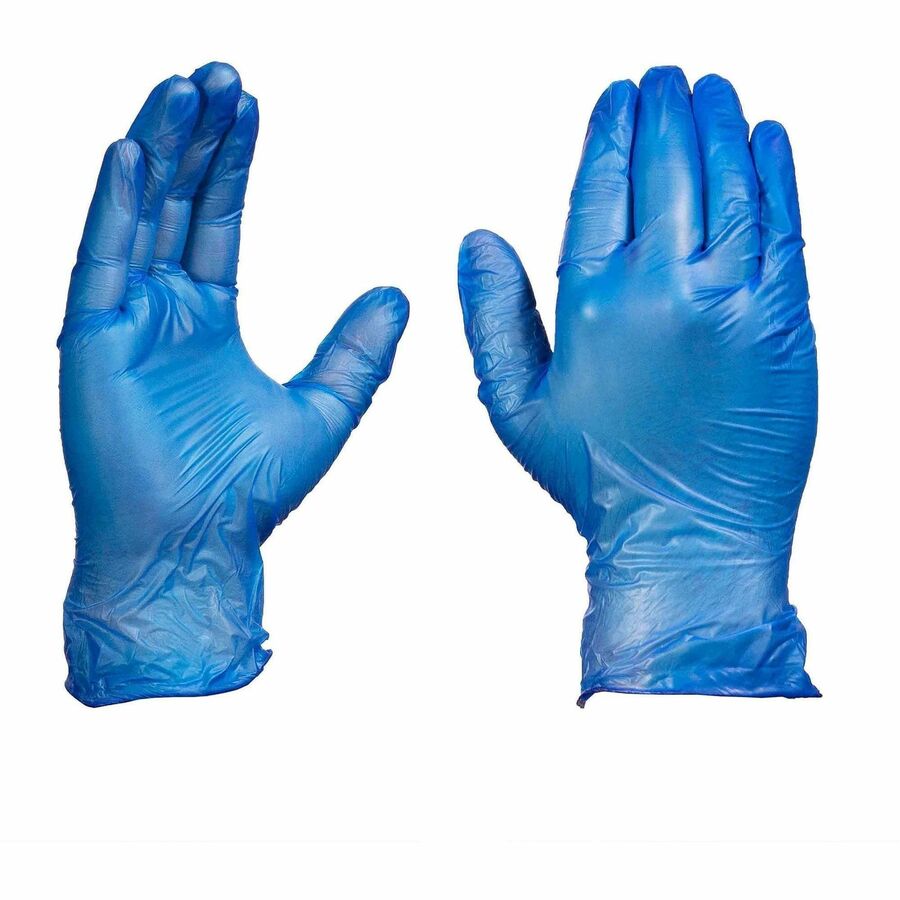 Picture of Gloveworks Industrial Blue Powder-Free Vinyl Gloves