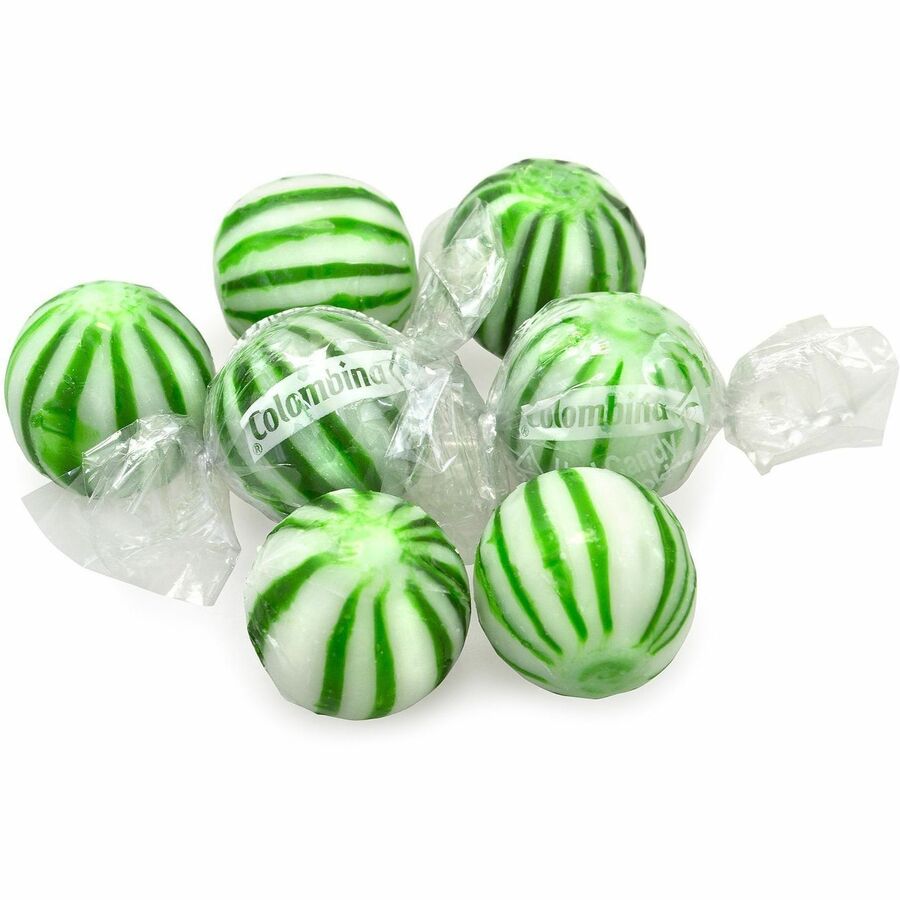 Green Rabbit Jumbo Spearmint Balls - Spearmint - 120 /Bag - 1 / Carton