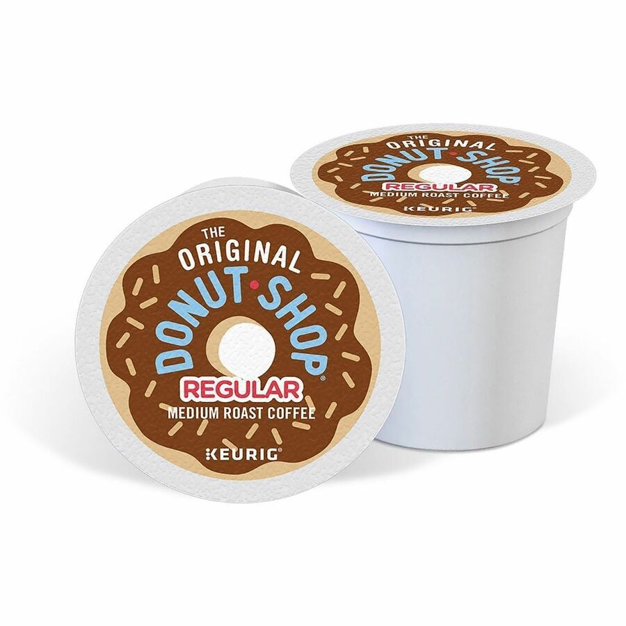 Green Rabbit K-Cup The Original Donut Shop Regular K-Cup - Compatible with Keurig K-Cup Brewer - Regular - Extra Bold Medium - 80 K-Cup - K-Cup - 1 / Carton