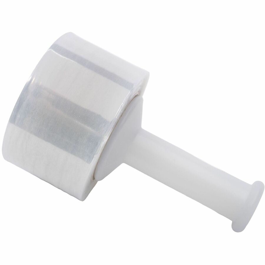 Lindenmeyr Explorer Stretch Film - 3" Width x 1000 ft Length x 100 mil Thickness - Puncture Resistant, Disposable - Clear - 18 / Carton - Kennedy Office