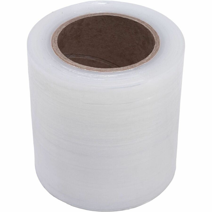 Lindenmeyr Explorer Stretch Film - 5" Width x 1000 ft Length - Puncture Resistant, Disposable - Clear - 12 / Carton - Kennedy Office