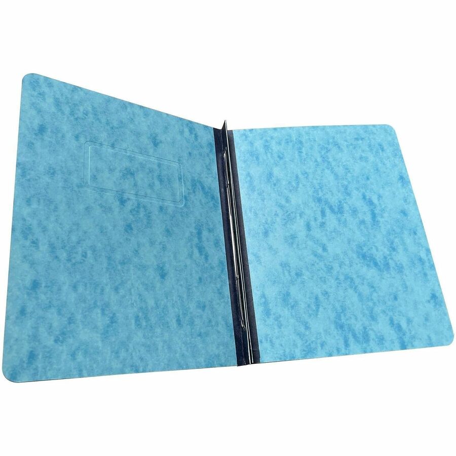 Business Source Letter Report Cover - 3" Folder Capacity - 8 1/2" x 11" - Light Blue - 0% Recycled - 1 Each