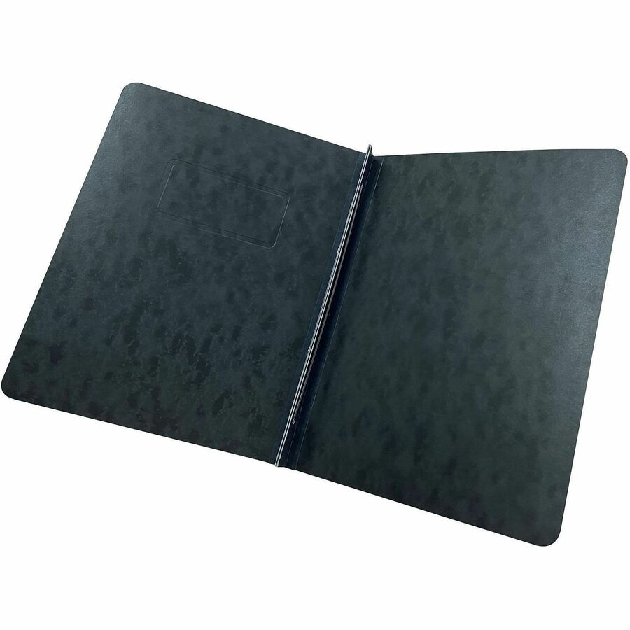 Business Source Letter Report Cover - 3" Folder Capacity - 8 1/2" x 11" - Black - 0% Recycled - 4 / Carton