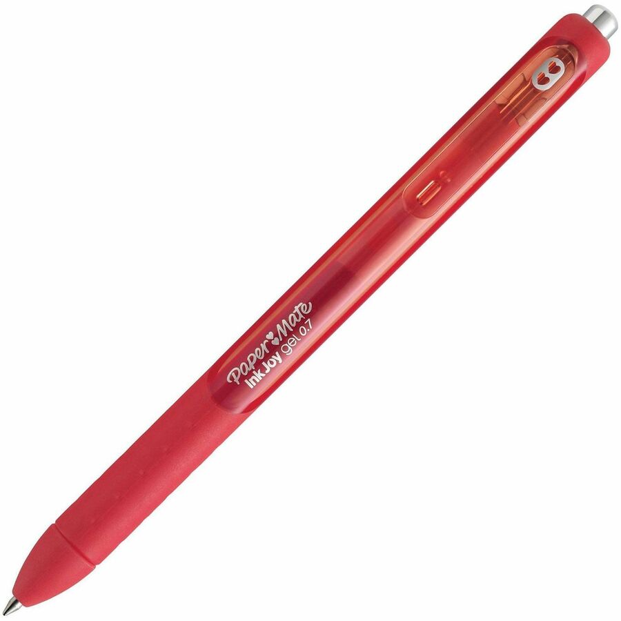 Picture of InkJoy Gel Retractable Pen, 0.7 mm Point, Red Gel Ink, 12 EA/DZ