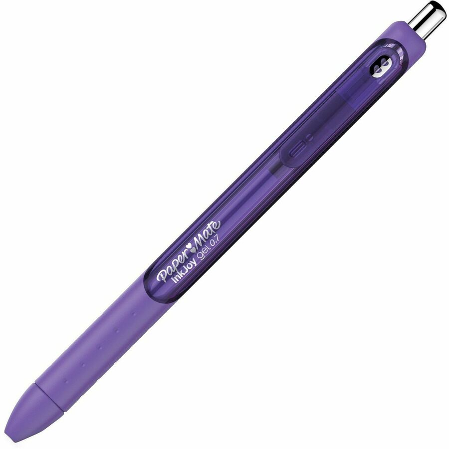 Picture of InkJoy Gel Retractable Pen, 0.7 mm Point, Purple Gel Ink, 1 BX/DZ