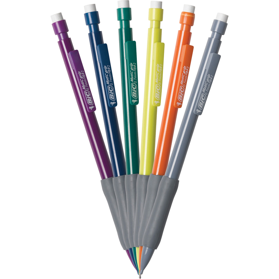 BIC Matic Grip Mechanical Pencils - 0.7 mm Lead Diameter - Refillable ...