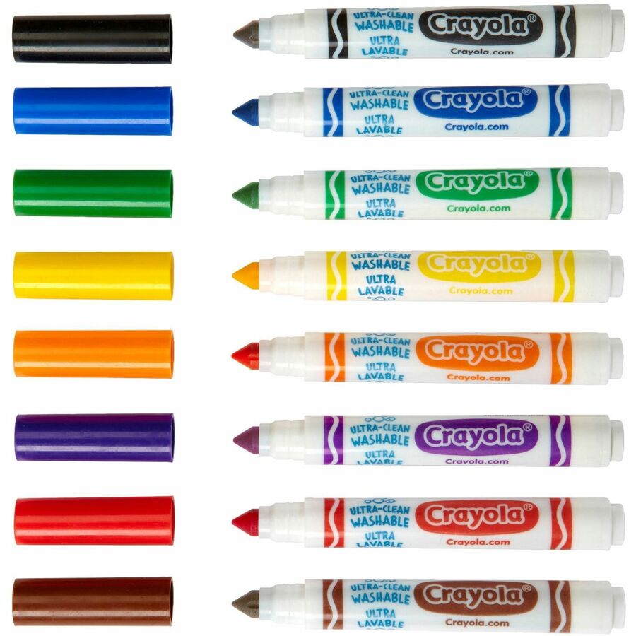  Shuttle Art 216 Pack Washable Markers, 8 Assorted