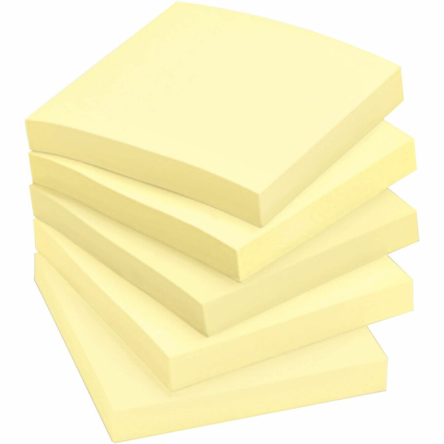 HC1566209 - Post-it Z-Notes - Large Format Lined - Canary Yellow - 101 x  101mm - Pack of 5
