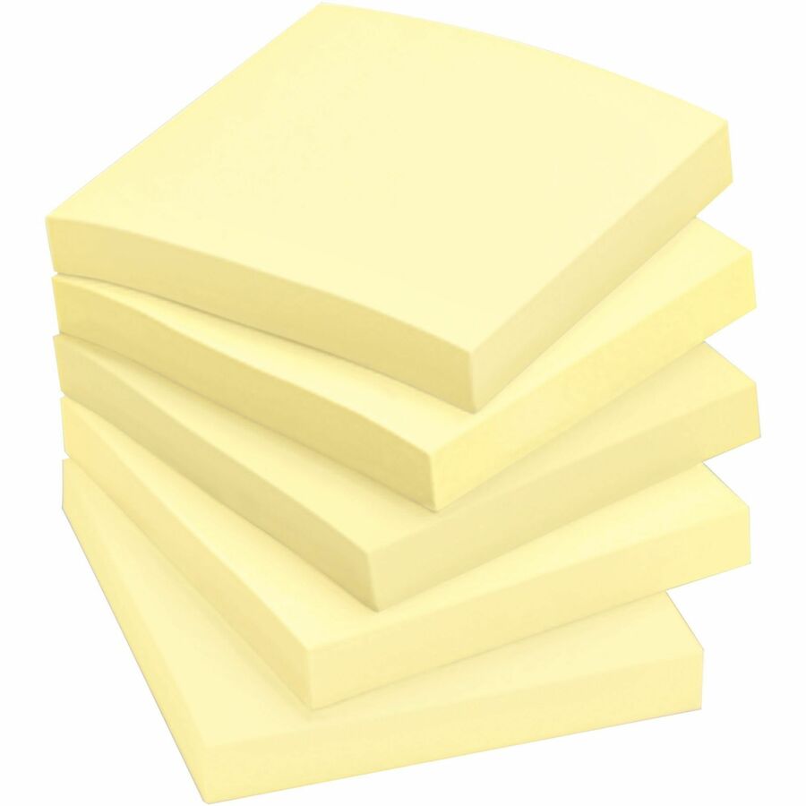 Highland Self-Stick Notes, 1 1/2 x 2, Yellow, 100-Sheet, 12/Pack