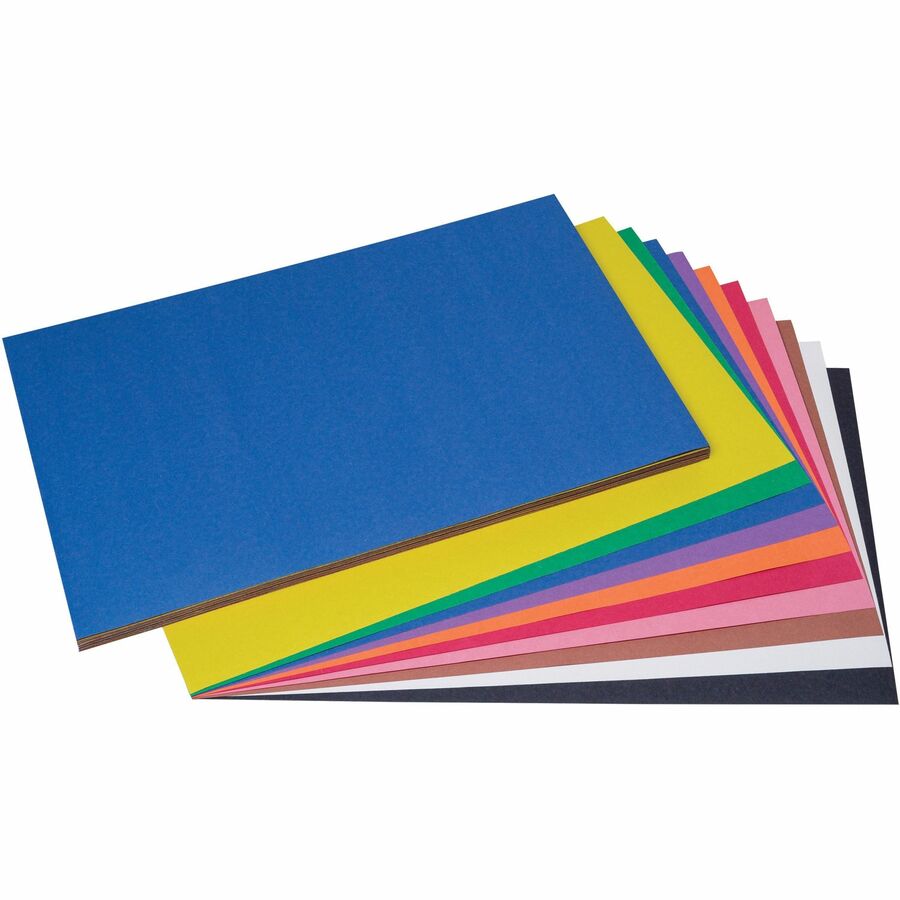 SunWorks Multipurpose - 12 x 18 Sky Blue Construction Paper
