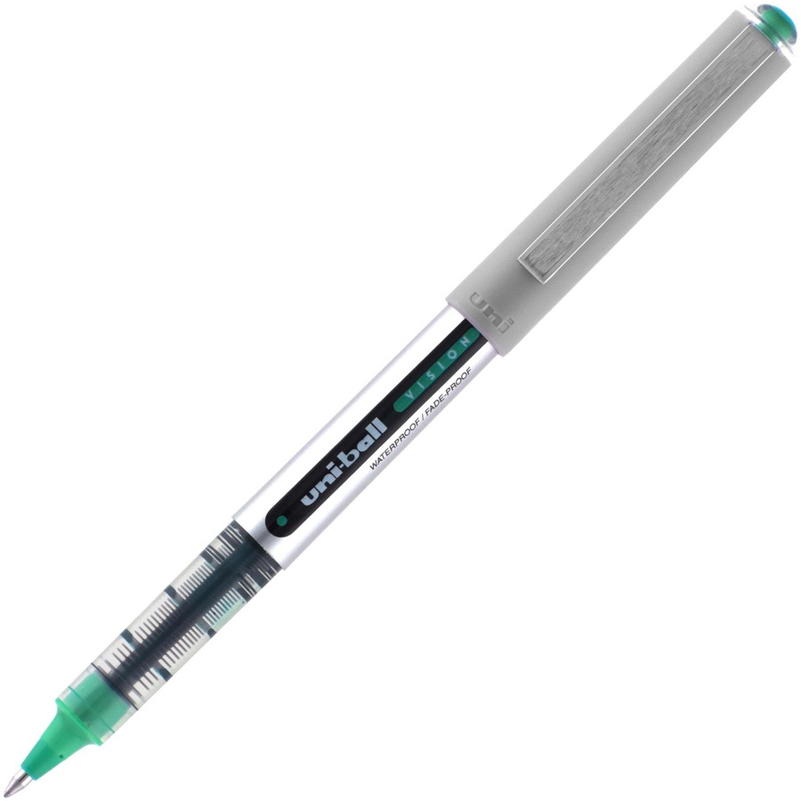 uni-ball Vision 0.38 Point Rollerball Pen Ultra Micro Pen Point - 0.38 mm  Pen Point Size - Blue - 12 / Dozen 