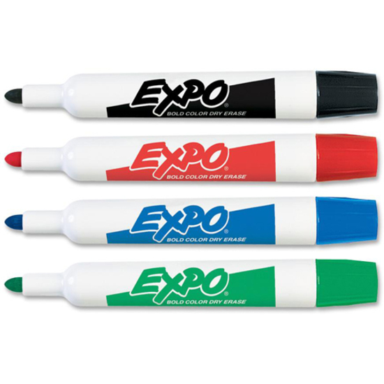 Expo Bold Color Dry-erase Markers - Bullet Marker Point Style ...