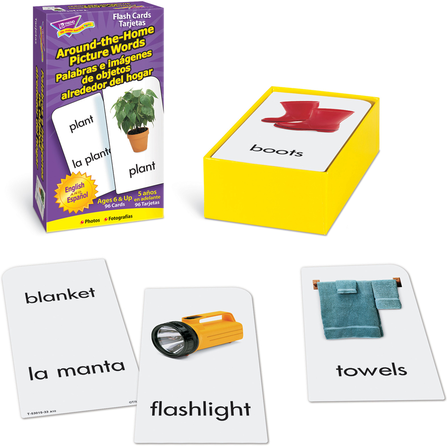 Picture of Trend English/Spanish Picture Words Flash Cards