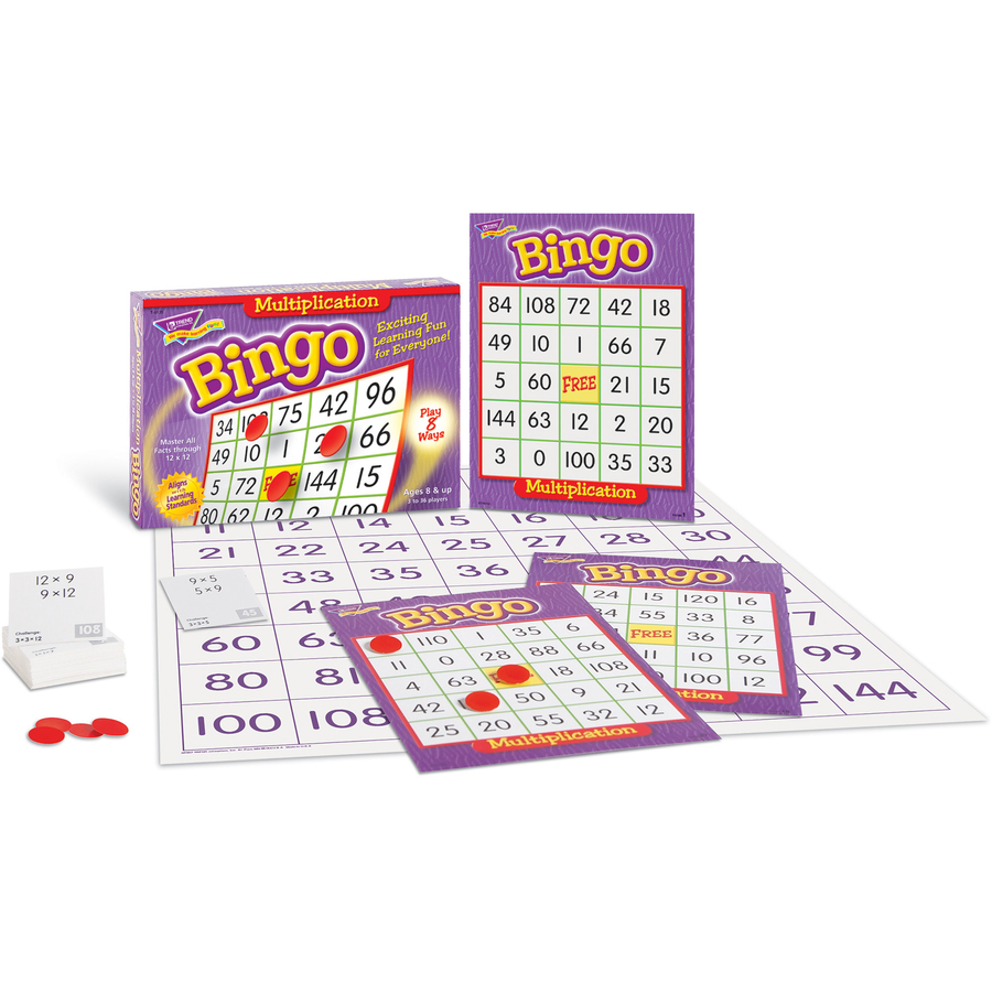 Trend Multiplication Bingo Learning Game T6135 Tept6135 for sale online