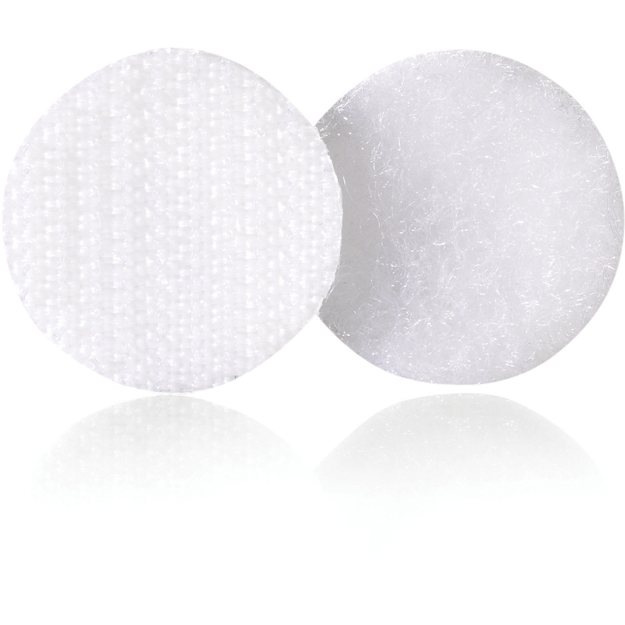 VELCRO Sticky Back Hook & Loop Fasteners - 5/8 Diameter Dots, White,  15/Pack 