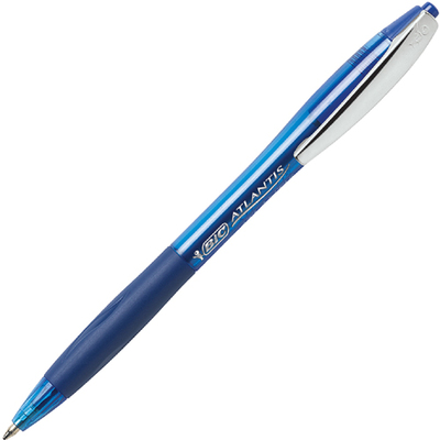 BICVCGP21BE : BIC® Bic Atlantis Ballpoint Pens - Medium Pen Point - 1 ...