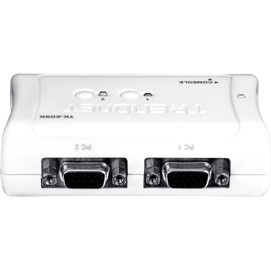 TRENDnet 2-Port USB KVM Switch and Cable Kit with Audio, Manage Two PCs, USB 1.1, Hot-Plug, Auto-Scan, Hot-Keys, Windows & Linux Compliant, TK-209K