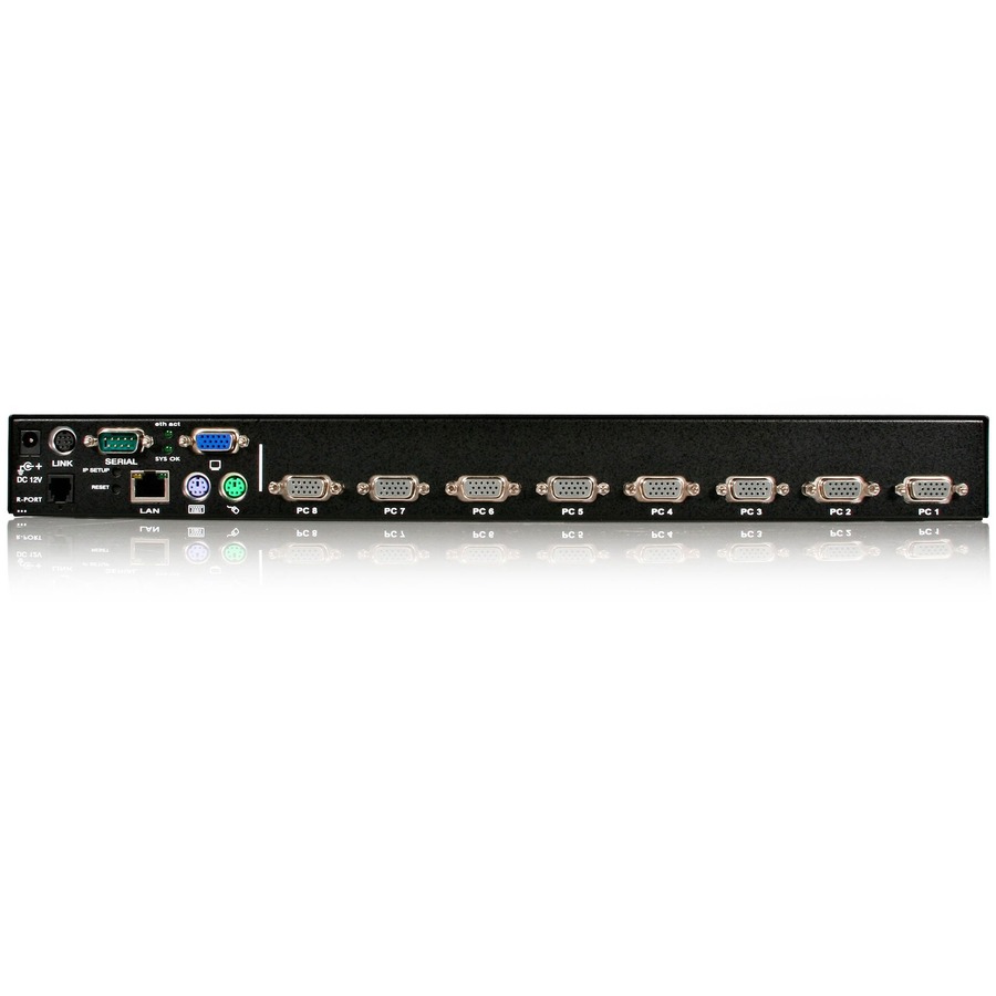 StarTech.com 8 Port Rackmount USB PS/2 Digital IP KVM Switch